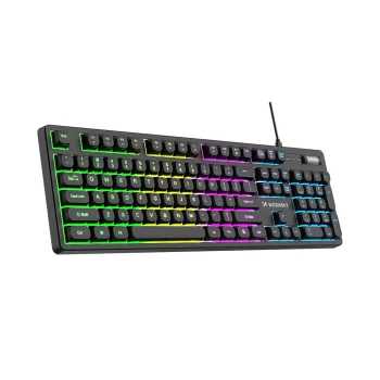 Мембранная игровая клавиатура Wozinsky WKG-200 RGB с колесом громкости,...