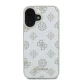 Guess iPhone 16 vāciņš Peony Script Logo MagSafe, balts