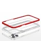 Vāciņš iPhone 12 Pro Max Hybrid Armor Clear 3 in 1, sarkans