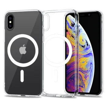 Apple iPhone X / Xs / 10 / 5.8" Tech-Protect MagMat MagSafe Case Cover, Transparent | Telefona Vāciņš Maciņš...