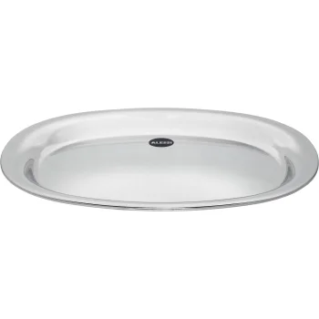 Alessi JM13 Servēšanas šķīvis 36x29cm Nerūsējošais tērauds Sudraba