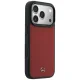 Mercedes-Benz Leather Mesh Bow Line iPhone 18 Pro Max / 17 Pro Max vāciņš ar MagSafe, bordo