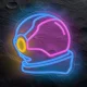 Forever Light FPNE22 Astronauta PLEXI LED neons, daudzkrāsains