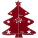 Ruhhy Christmas Cutlery Holders Christmas Tree, 12 pcs, Red