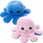Talismans Astoņkājis 2in1 Divpusēja Plīša Rotaļlieta, 20cm | Mascot Octopus Plush Toy
