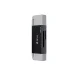 Devia EL239 картридер 2 в 1 SD TF USB USB-C 2.0, черный