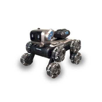 Rotaļu robots suns ar tālvadību, 8 riteņi, akrobātika, mūzika, gaismas