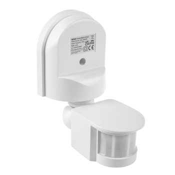 Maclean MCE25 W sienas kustības un krēslas sensors, 180°, 1200W, balts