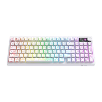 Spēļu tastatūra Onikuma MT902, RGB, balta