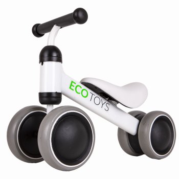 Ecotoys JM-118 Balance Bike for Kids, White