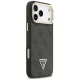 Guess 4G PU Triangle Logo & Stand Camera MagSafe Case for iPhone 17 Pro Max - Black