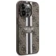 Guess iPhone 14 Pro vāciņš 4G Printed Stripes MagSafe, brūns