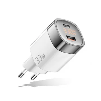 Extra Digital 33W GaN tīkla lādētājs (USB-C un USB-A)