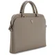 Guess Grained Zipper Pocket Triangle Logo 15\" klēpjdatora soma - brūna | Laptop Bag Brown
