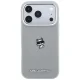 Чехол Karl Lagerfeld Point & Choupette Sketch MagSafe для iPhone 18 Pro / 17 Pro, серый