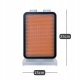 Carruzzo Electric Thermo Fan Heater for Home Office, 1000/1500W