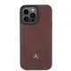 Mercedes iPhone 15 Pro vāciņš Leather Urban Bengale, sarkans