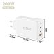 Tech-Protect NC240W-GaN 4-portu 240W sienas lādētājs – balts