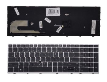 HP Keyboard for Elitebook 850 G5 / 755 G5 / ZBook 15u G5, Black