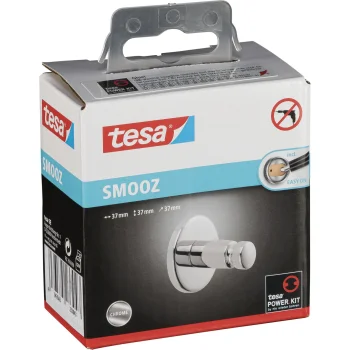 Pašlīmējošs dvieļu āķis Tesa Smooz 40318, hroms