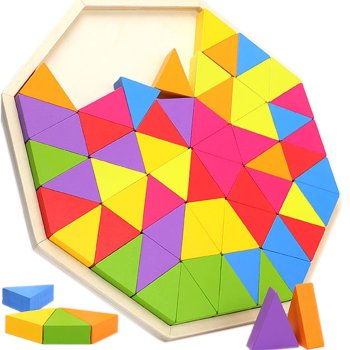 Wooden Triangles Puzzle Game Jhtoy-947