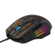 Проводная оптическая игровая мышь Wozinsky WMGK-1179W 7200 DPI с RGB - черная
