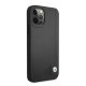 BMW iPhone 12 Pro Max vāciņš Leather Deboss, melns
