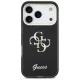 Guess IML 4G Script Metal vāciņš iPhone 17 Pro Max – melns | Phone Case Cover