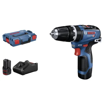 Аккумуляторная ударная дрель-шуруповерт Bosch GSB 12V-35 Kit (2x 3.0 Ач, L-BOXX)