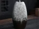 Ceramic Waterfall Incense Burner with 10 Cones, Grey