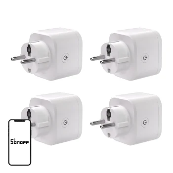 Sonoff S61STPF Viedā Rozete ar Matter Atbalstu, Wi-Fi, 4 Gab.