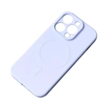 Силиконовый чехол с MagSafe для Samsung Galaxy A56 5G - светло-голубой