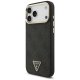 Чехол Guess 4G Triangle Logo MagSafe для iPhone 17 Pro Max - черный и золотой