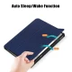 Lenovo Tab P11 Gen 2 (TB350FU) Trifold Stand PU Leather Hard Protective Cover Case, Dark Blue | Чехол Книжка...