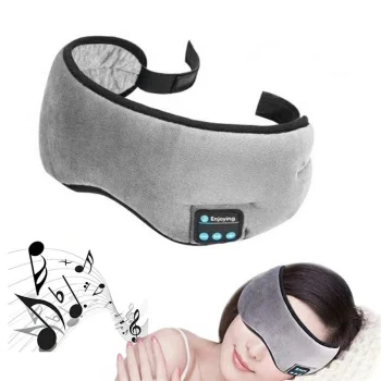 Bluetooth 5.0 Sleep Mask with Headphones and Microphone