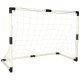 Kids Football Goal Set (2 pcs) with Balls and Pump, 95x48x70 cm