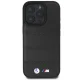 BMW iPhone 16 Pro Case M Perforated And Stitched Line MagSafe, Black
