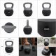 Гиря Kettlebell 10 кг Premium с мягким основанием, серая