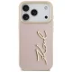 Чехол Karl Lagerfeld Karl Script Logo для iPhone 17 Pro, розовый
