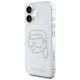 Прозрачный чехол Karl Lagerfeld IML Rhinestones Karl Head для iPhone 16