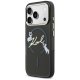 Karl Lagerfeld IML Choupettes Karl Script Logo MagSafe чехол для iPhone 17 Pro – чёрный