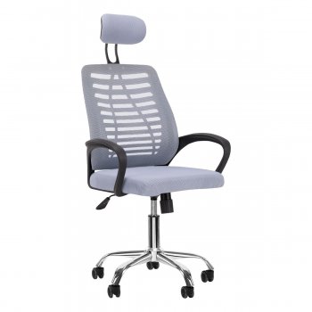 Ergonomiskais Ofisa Mājas Kabineta Biroja Krēsls QS-02, Pelēks | Ergonomic Office Chair