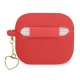 Guess AirPods 3 vāciņš Silicone Charm Heart Collection Sarkans