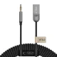Tech-Protect Ultraboost AU04 Bluetooth 6.0 AUX adapteris, pelēks