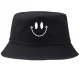 Divpusēja bucket hat cepure BQ46C, melna / balta