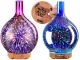 Gaisa mitrinātājs un aromātu difuzors ar 3D RGB nakts lampiņu, 120ml