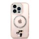 Karl Lagerfeld Iconic Karl&Choupette MagSafe Phone Case Cover iPhone 14 Pro Max - pink
