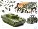 Набор игрушечных солдатиков, военной техники, оружия / Комплект с...