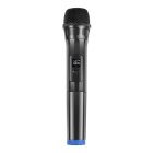 Bezvadu dinamiskais mikrofons UHF PULUZ PU628B 3.5mm (melns) | Wireless dynamic microphone (black)