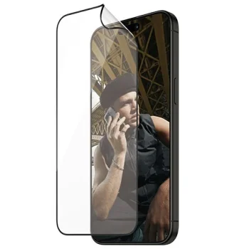 PanzerGlass Matrix Ultra-Wide-Fit hibrīds stikls iPhone 15 Pro ar pozicionēšanas ierīci | hybrid glass for with...